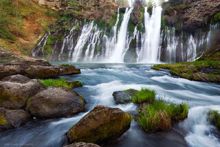 McArthur Burney Falls is a spectacular waterfall in Shasta County, California