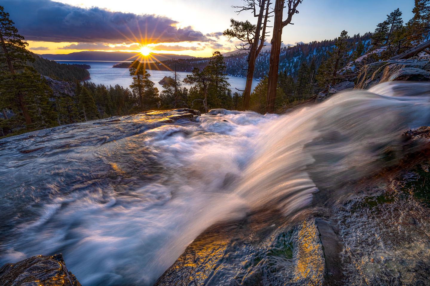 Lake Tahoe, Eagle Falls, Emerald Bay, Waterfalls