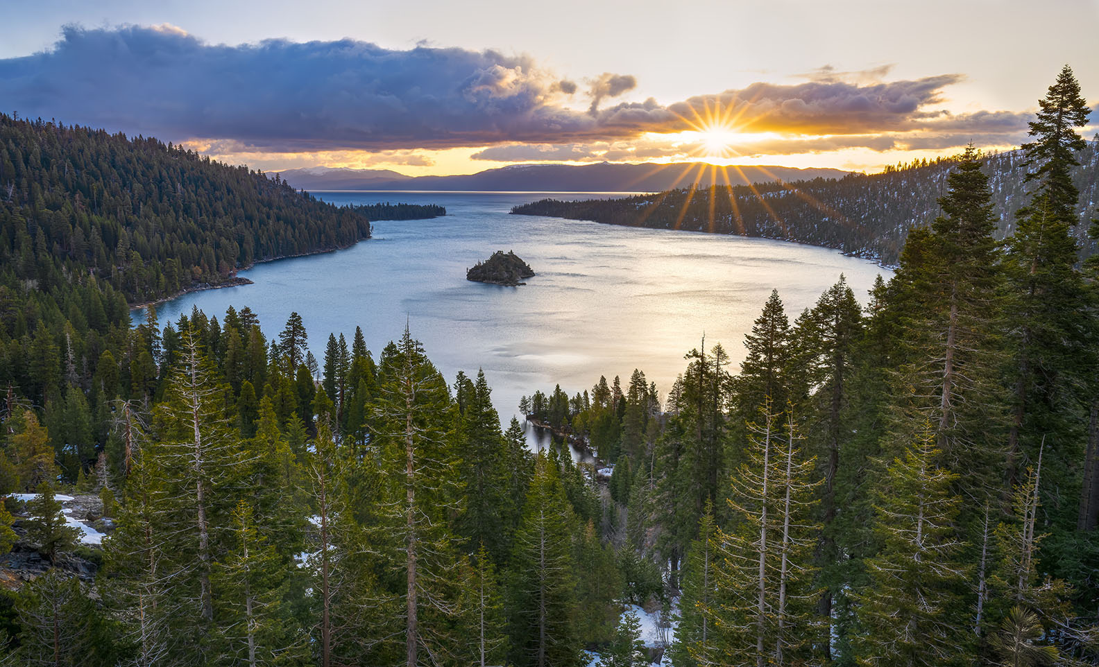 Spring Sunrise at Emerald Bay, Lake Tahoe